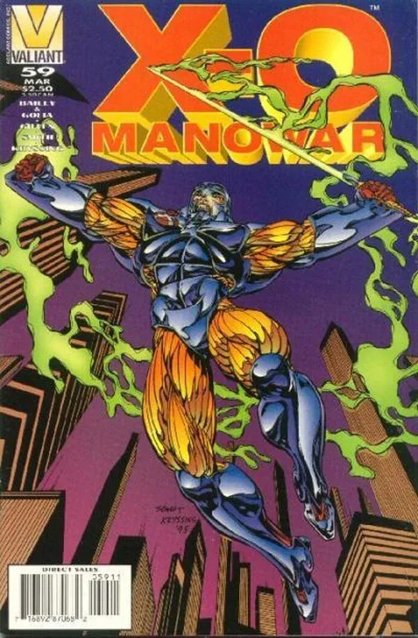 Cover of X-O Manowar #59