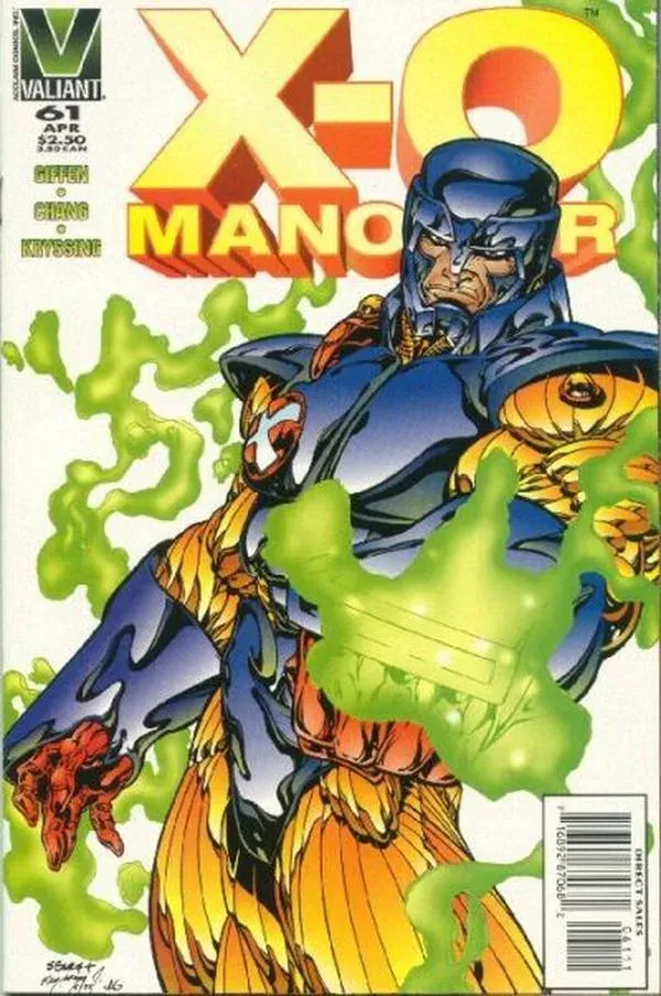 Cover of X-O Manowar #61