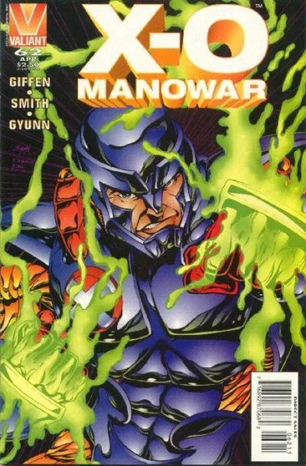 Cover of X-O Manowar #62