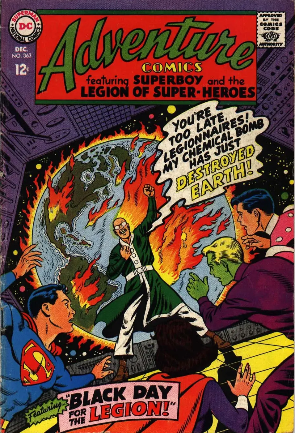 Cover of Adventure Comics #363