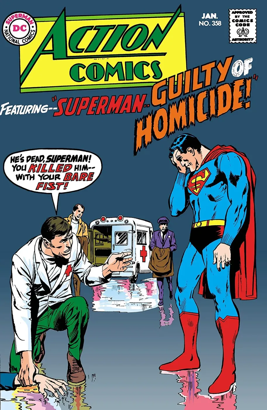 Cover of Action Comics #358