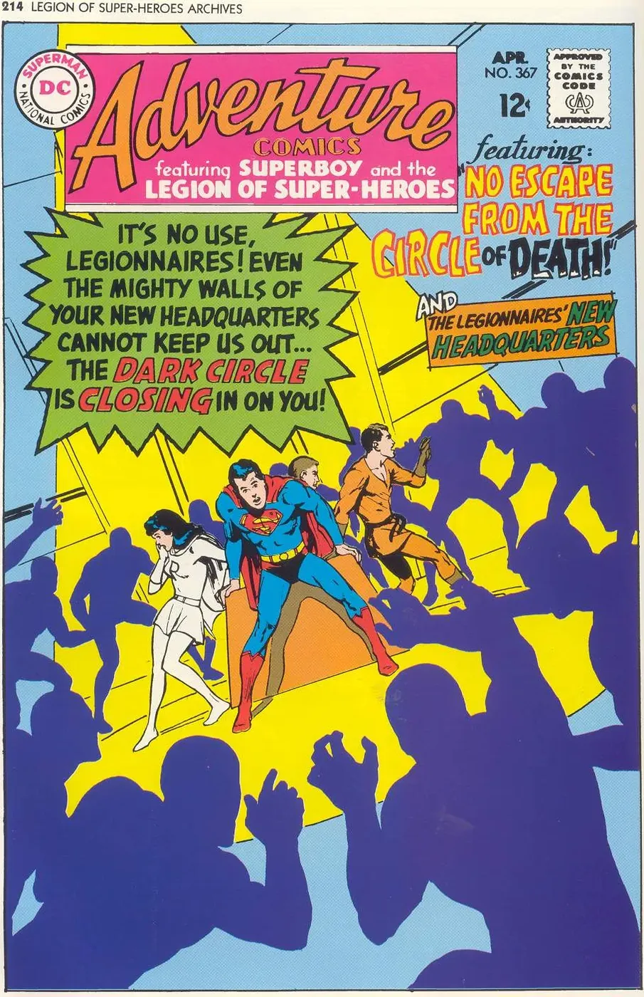 Cover of Adventure Comics #367