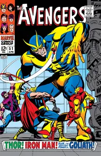 Cover of The Avengers #51