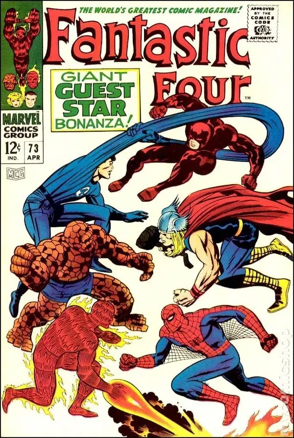 Cover of Fantastic Four #73
