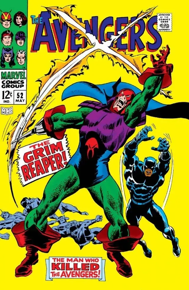 Cover of The Avengers #52