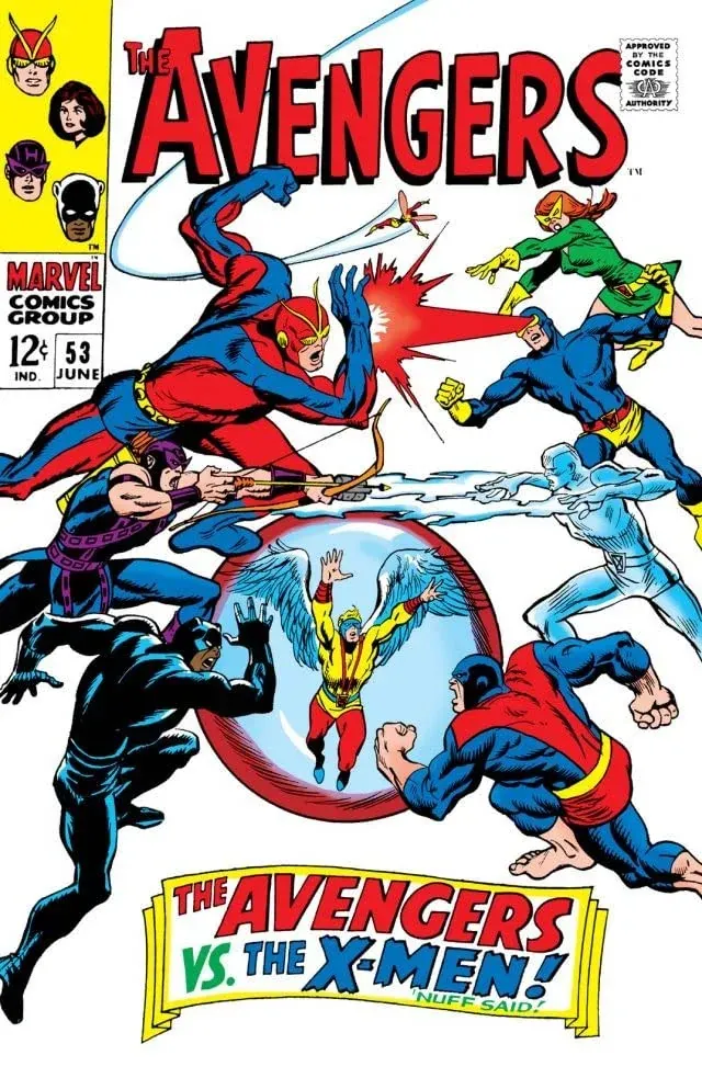 Cover of The Avengers #53
