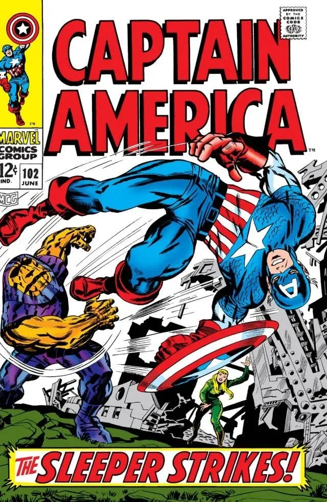 Cover of Captain America #102