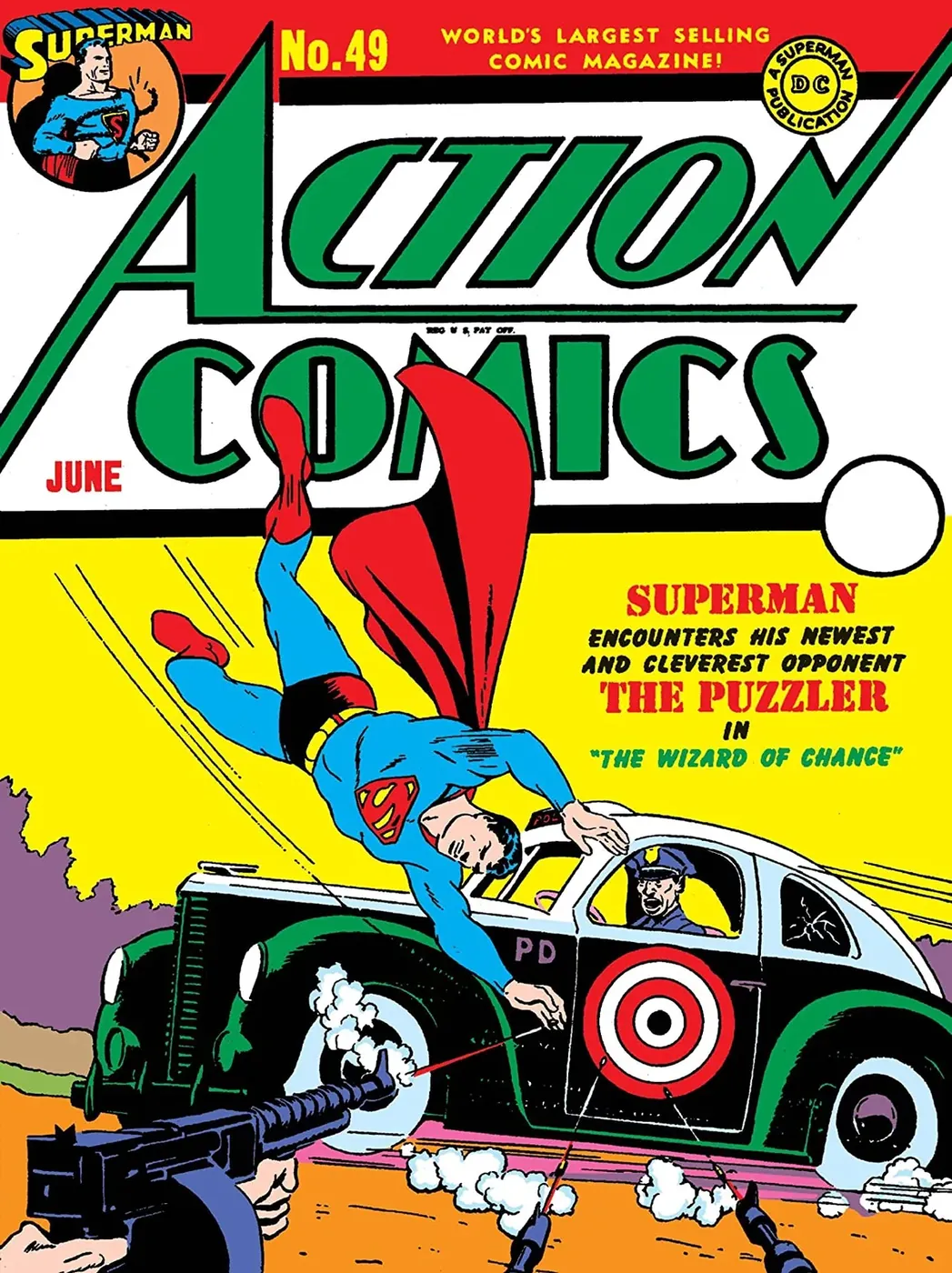 Cover of Action Comics #49