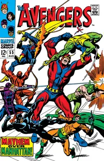 Cover of The Avengers #55