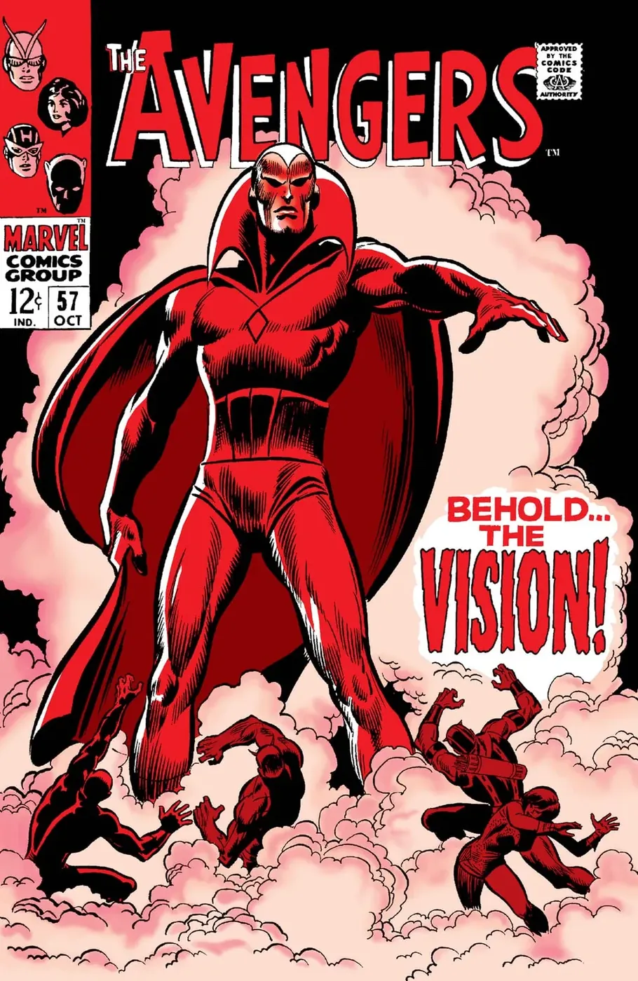 Cover of The Avengers #57