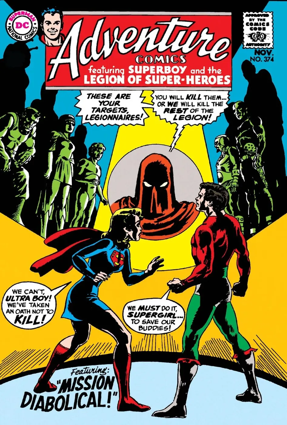 Cover of Adventure Comics #374