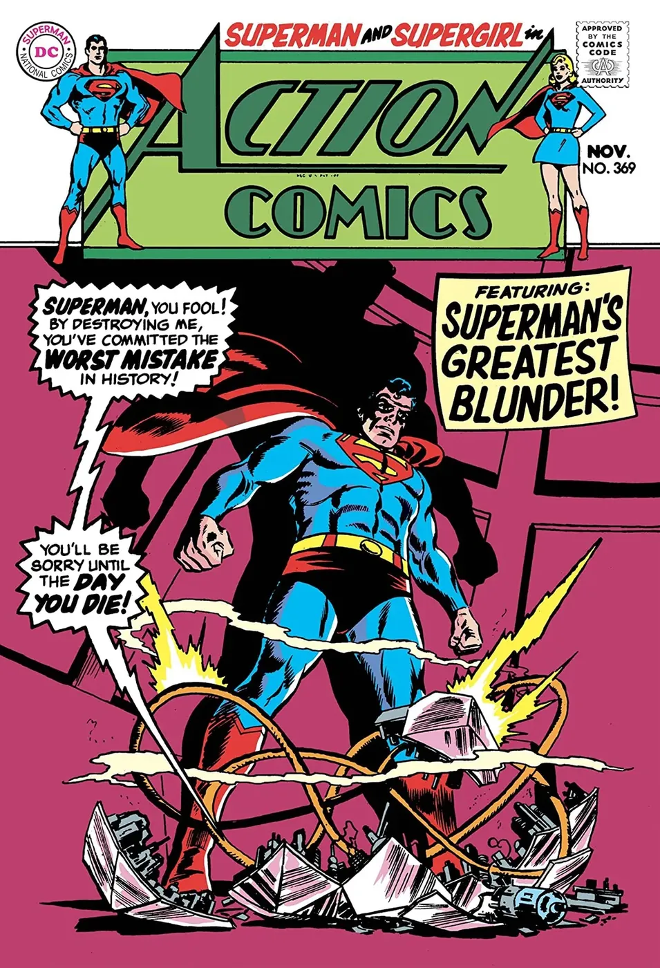 Cover of Action Comics #369