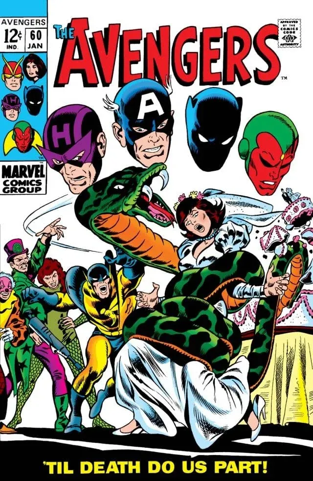 Cover of The Avengers #60
