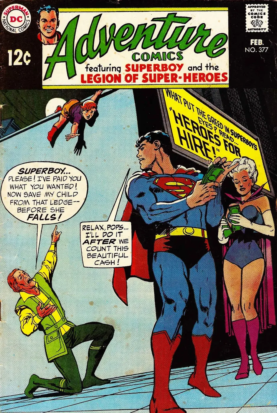 Cover of Adventure Comics #377