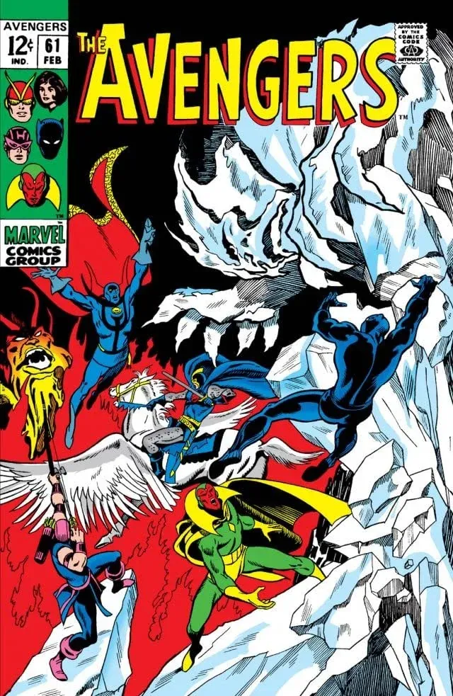 Cover of The Avengers #61