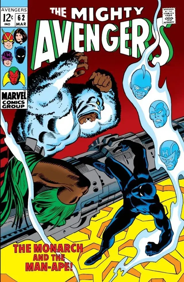 Cover of The Avengers #62