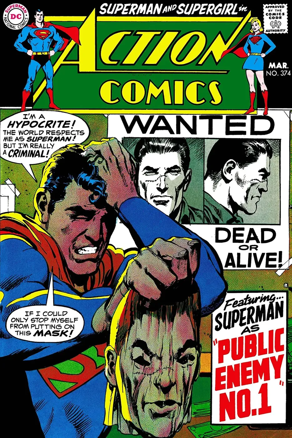 Cover of Action Comics #374