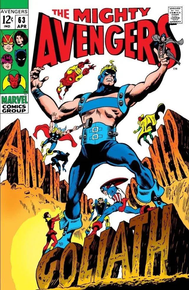Cover of The Avengers #63