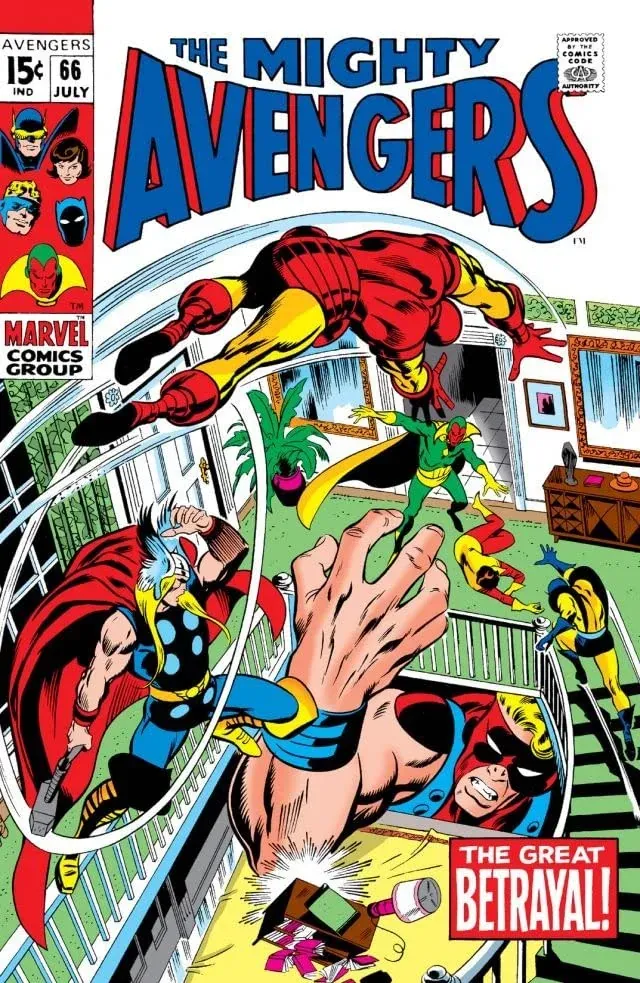Cover of The Avengers #66