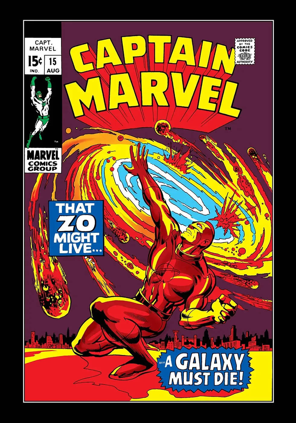 Cover of Captain Marvel #15