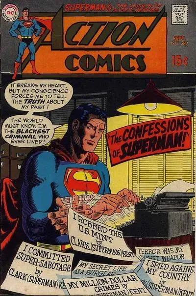 Cover of Action Comics #380