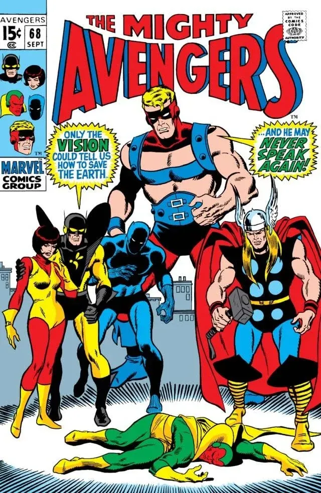 Cover of The Avengers #68