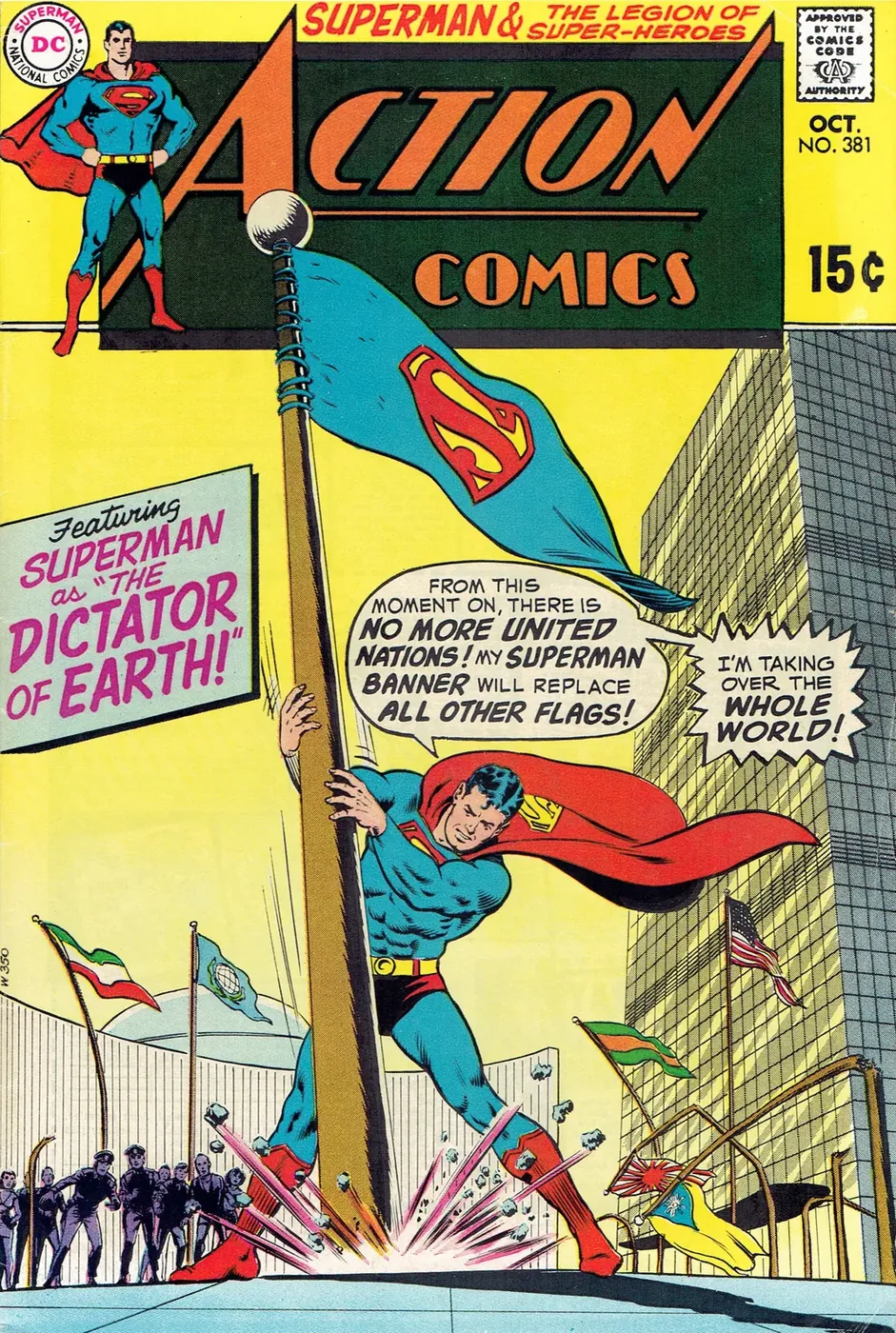 Cover of Action Comics #381