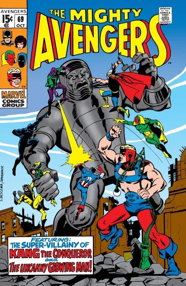 Cover of The Avengers #69