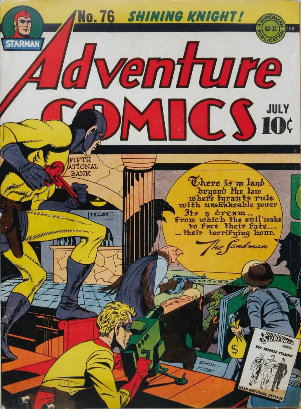 Cover of Adventure Comics #76