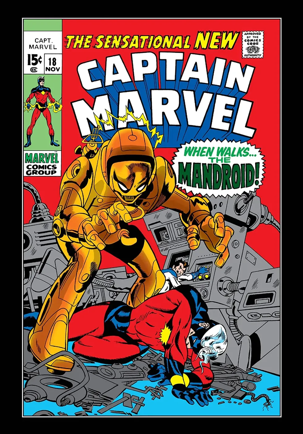 Cover of Captain Marvel #18