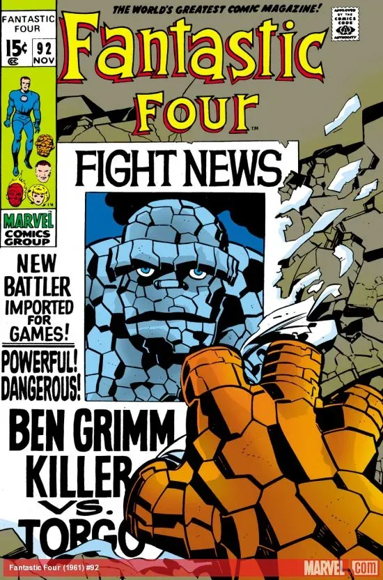 Cover of Fantastic Four #92
