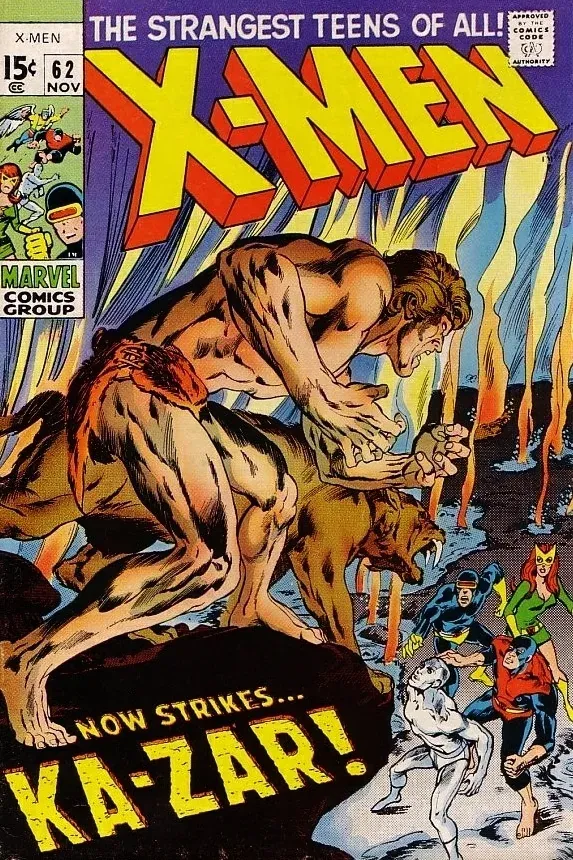 Cover of The X-Men #62
