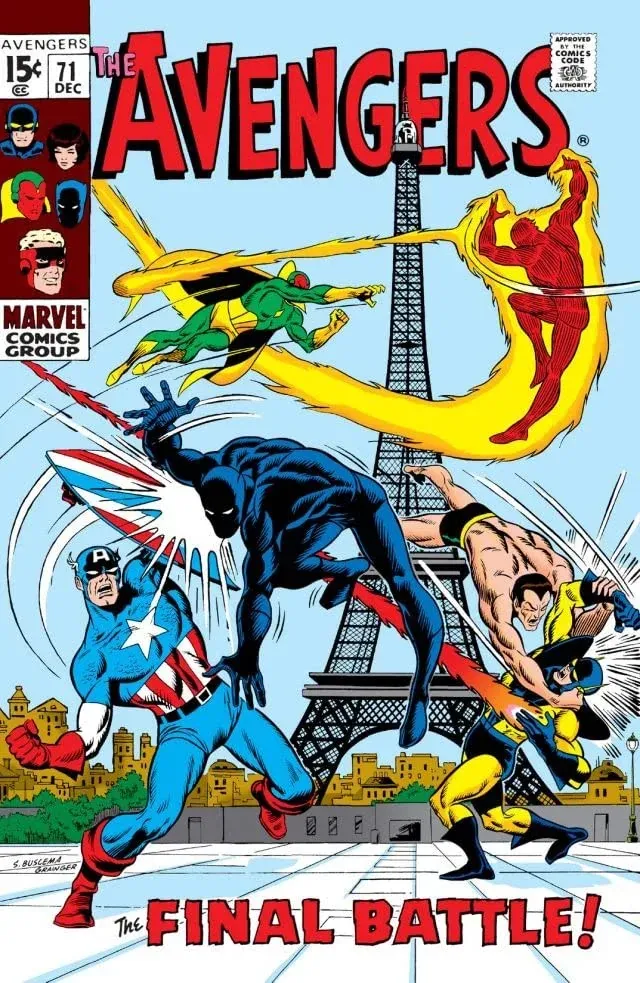 Cover of The Avengers #71