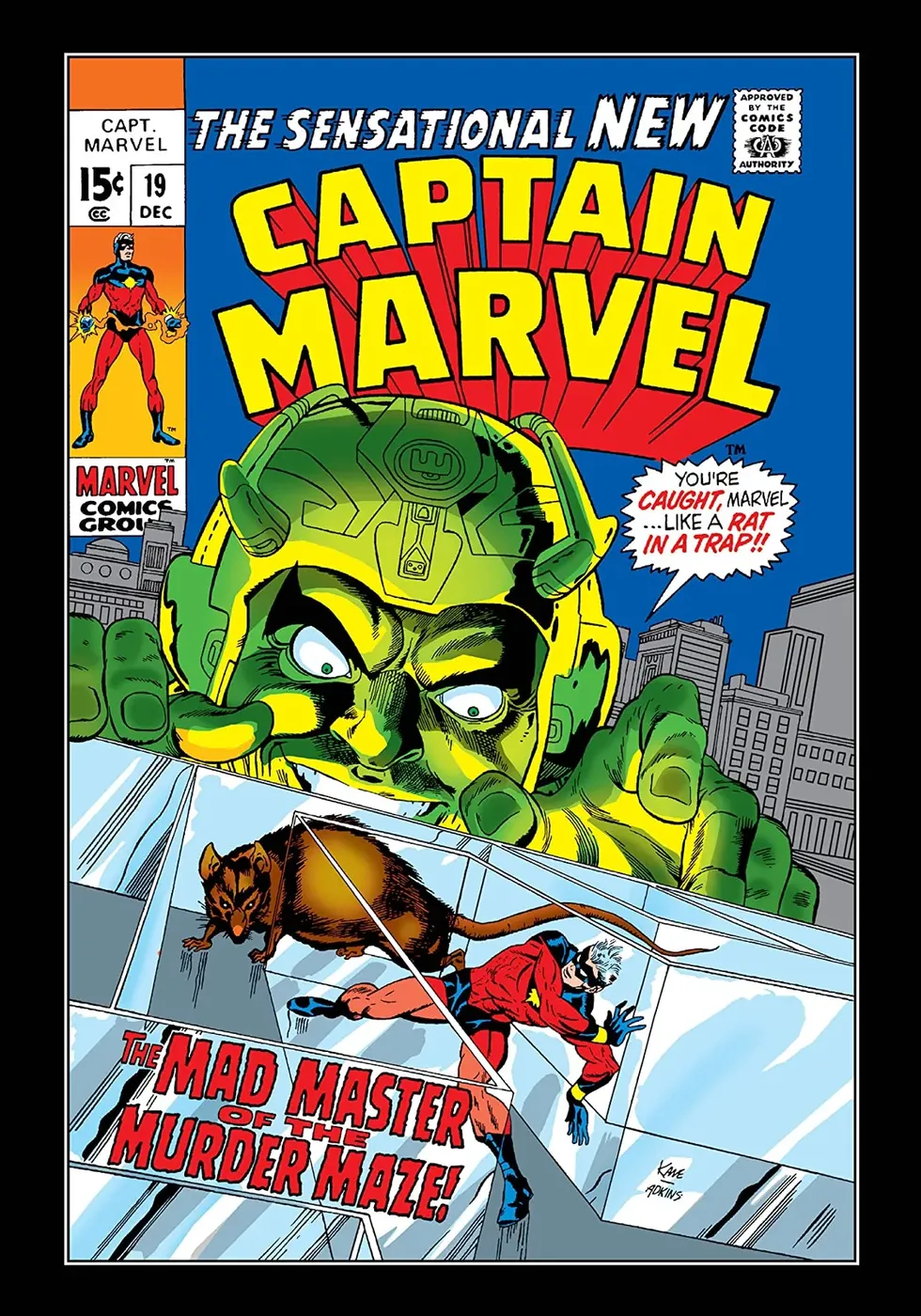 Cover of Captain Marvel #19