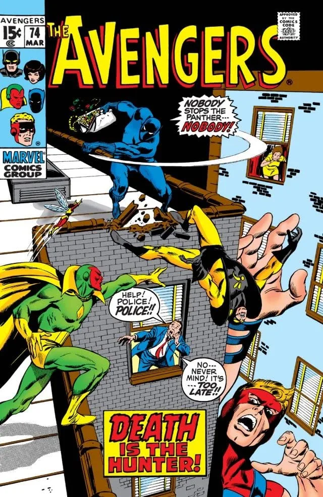 Cover of The Avengers #74