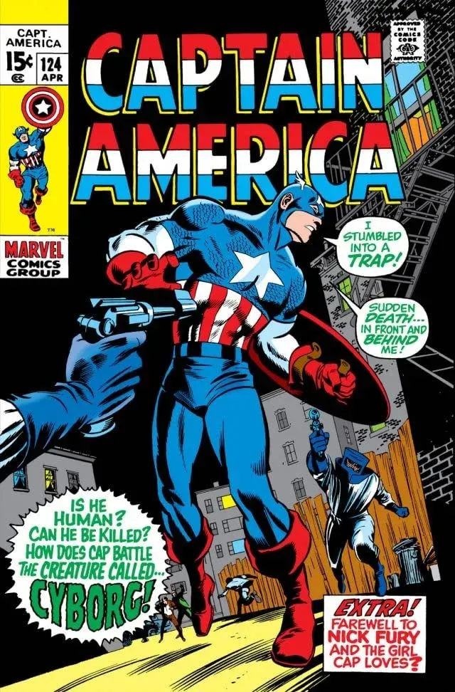 Cover of Captain America #124