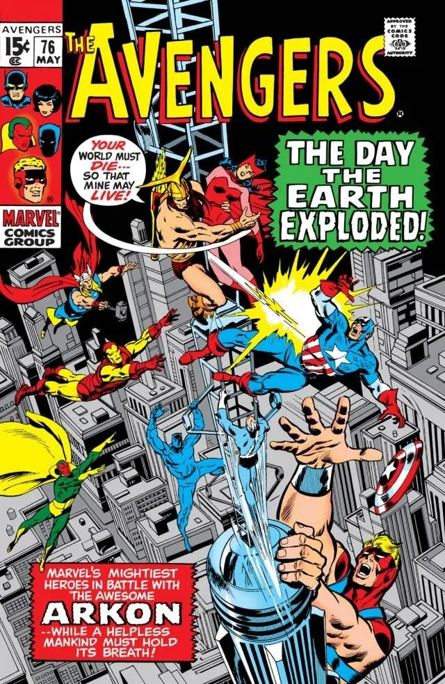 Cover of The Avengers #76