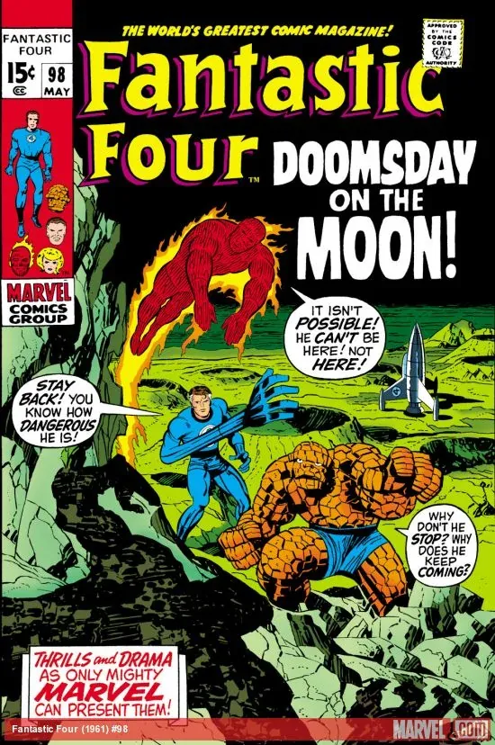 Cover of Fantastic Four #98