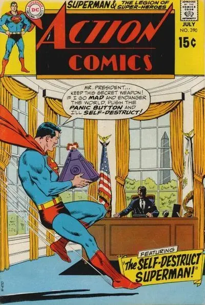 Cover of Action Comics #390