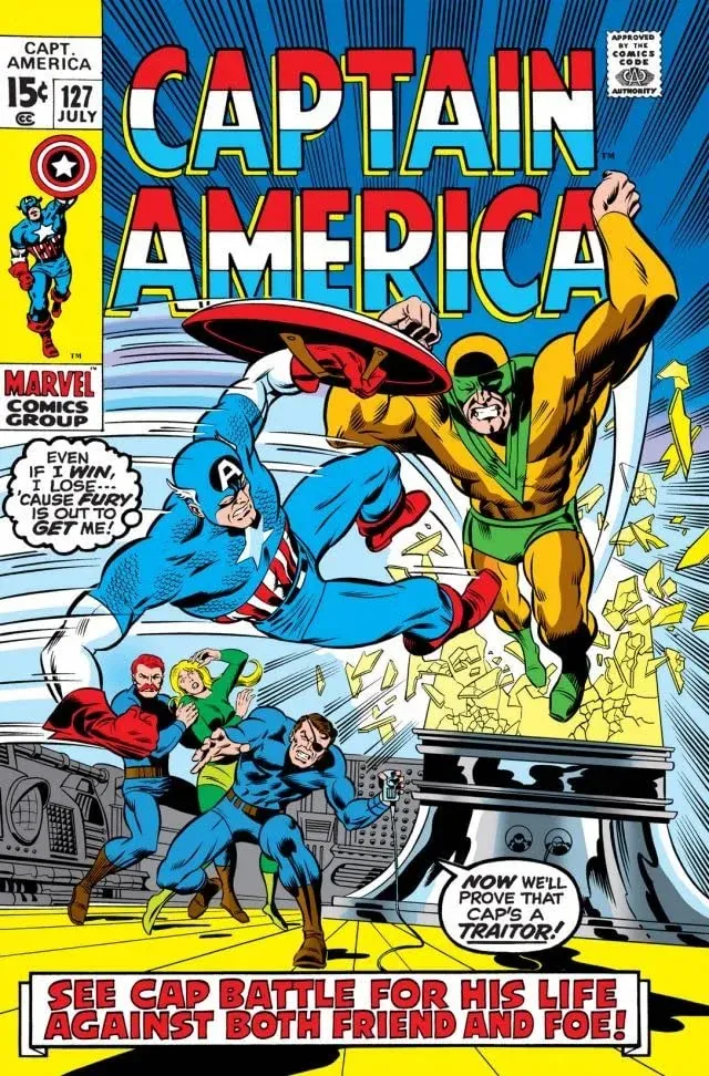 Cover of Captain America #127
