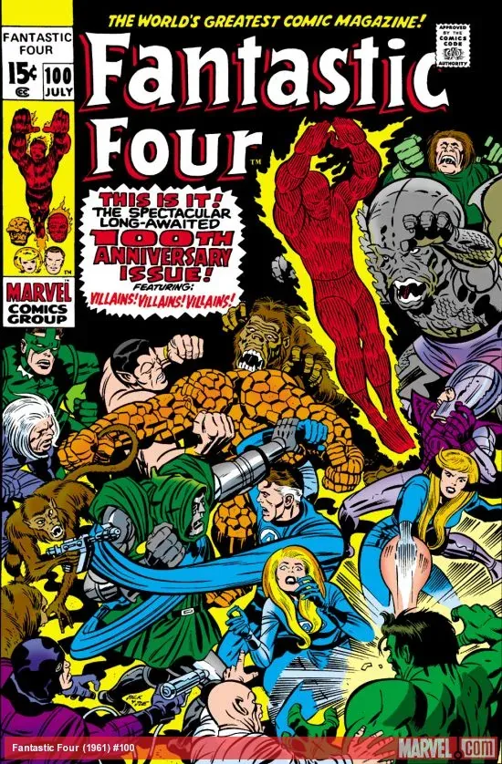 Cover of Fantastic Four #100