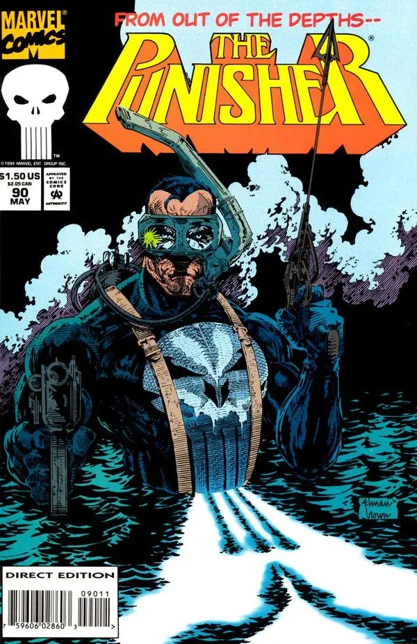 Cover of The Punisher #90