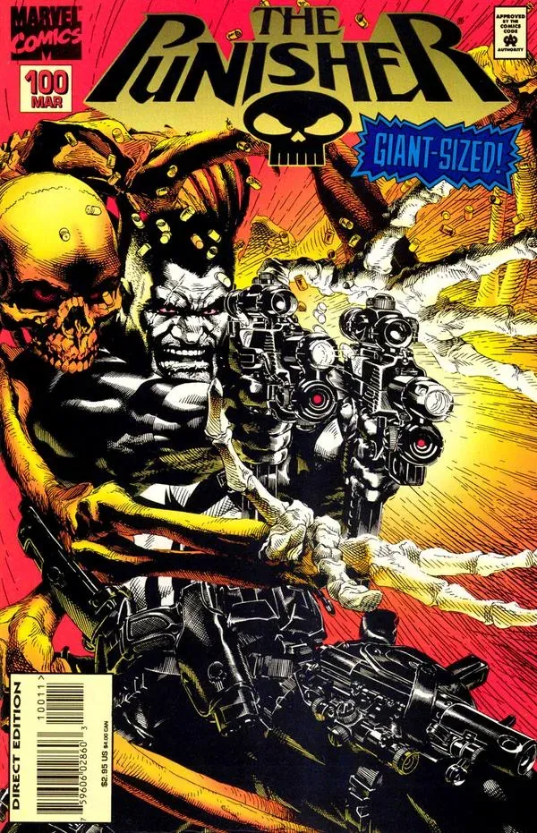 Cover of The Punisher #100