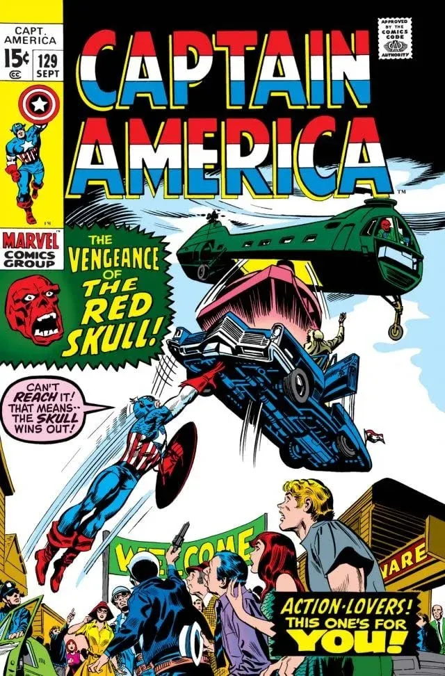 Cover of Captain America #129