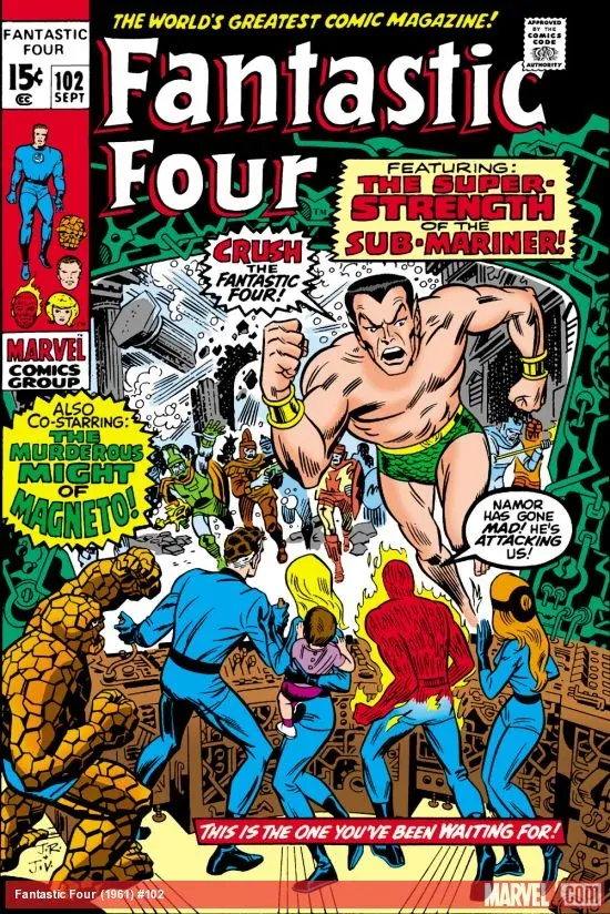 Cover of Fantastic Four #102