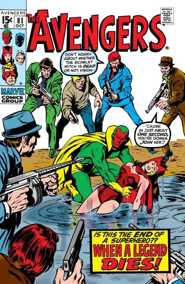 Cover of The Avengers #81