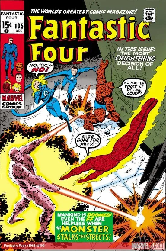 Cover of Fantastic Four #105