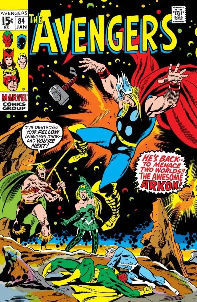 Cover of The Avengers #84
