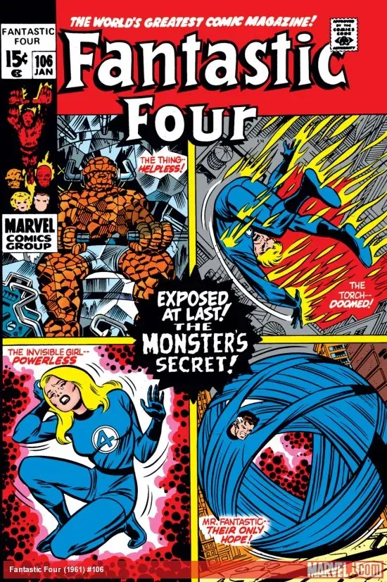 Cover of Fantastic Four #106