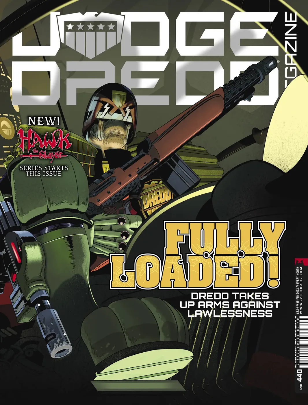 Cover of Judge Dredd Megazine #440